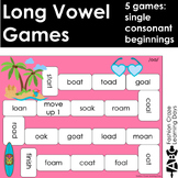 Long Vowel Games with ai, ea, ee, oa and mixed long vowels