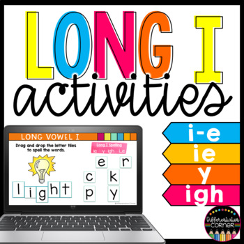 Preview of Long Vowel I Activities Google Slides