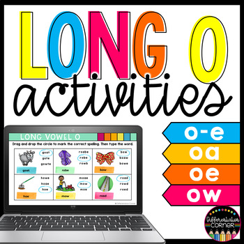 Preview of Long Vowel O Activities Google Classroom