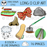 Long O Clip Art - 16 Pieces