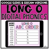 Long Vowel O Digital Phonics Activities for Distance Learning