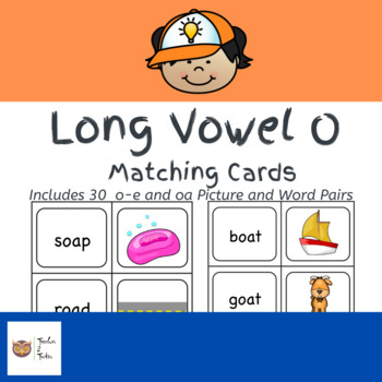 Preview of Long Vowel O Matching Cards