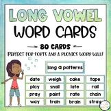 Long Vowel Pattern Word Cards | Phonics Word Wall | Word Work