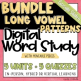 Long Vowel Patterns Digital Word Study BUNDLE | ESL | Goog