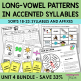 Long Vowel Patterns in Accented Syllables Games and Activi