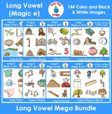 Long Vowel Phonics Clip Art Mega Bundle