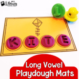Long Vowel Playdough Mats {to use with Playdough Stamps}