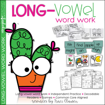 Preview of Long Vowel Activities - Phonics Activities and Games - Long Vowel Word Work