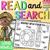 Long Vowel Read and Search Worksheets – Long Vowels Worksheets
