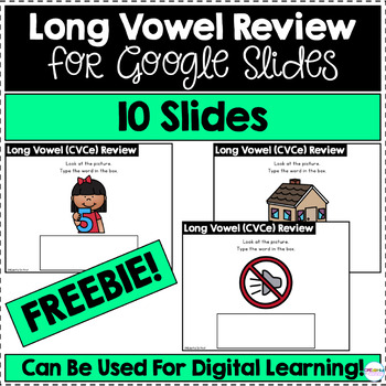 Preview of Long Vowel Review for Google Slides (FREE!)