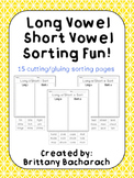 Long Vowel Short Vowel Sorting Fun