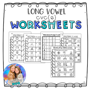 Preview of Long Vowel Silent E/Magic E Spelling Pattern and Phonics Worksheets