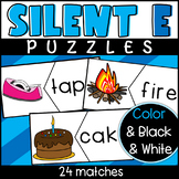 Long Vowel Silent E Puzzles Activity: Magic E Sneaky E CVC