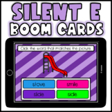 Long Vowel Silent E Words BOOM Cards: Picture Word Match