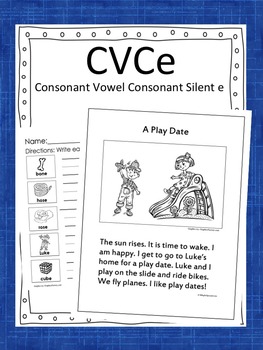 Long Vowel Silent E Worksheets by Why So Special | TpT