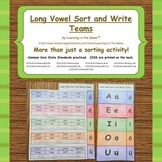 Long Vowel Sort and Write Teams