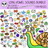 Long Vowel Sounds Clip Art MEGA Bundle