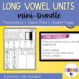 Long Vowel Sounds Phonics Unit MiniBundle of Lesson Plans 