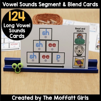 Preview of Long Vowel Sounds Segment and Blend Cards