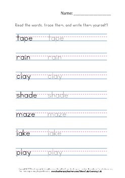 Long Vowel Sounds Worksheets by Lulu Learning Lab | TpT