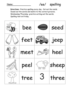 Long Vowel Spelling by You Can Call Me Jess | TPT