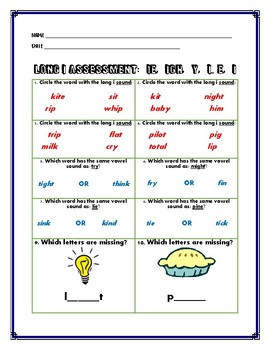 Vowel Team Worksheets by Teacher Dropout | Teachers Pay Teachers