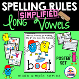 Long Vowels Spelling Rules Poster Set