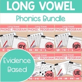 Long Vowel Team Phonics Activities A E I O U  Program Bundle