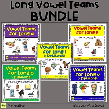 Preview of Long Vowel Teams BUNDLE of Activities and Worksheets