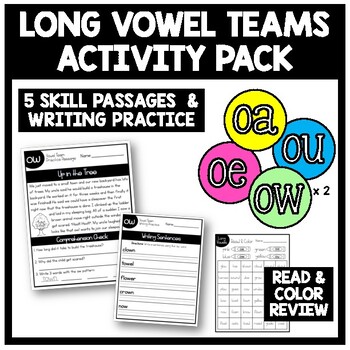 Preview of Long Vowel Teams Passages (oa/ou/ow/oe)