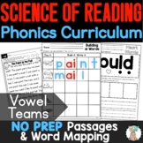 Long Vowel Teams Science of Reading Decodables & Heart Wor