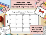 Long Vowel Teams Scoot Write The Room Phonics Center BUNDL