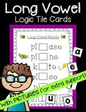 Long Vowel Logic Tile Cards: with Pictures (Great for ELD!)