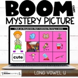 Long Vowel U Boom Cards™ Uncover the Picture