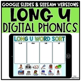 Long Vowel U Digital Phonics Activities for Distance Learning