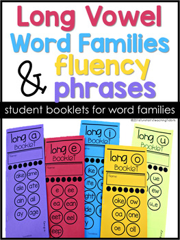 Preview of Long Vowel Word Families and Fluency Phrases