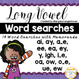 Long Vowel Word Searches
