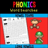 Long Vowel & Vowel Team Word Searches