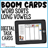 Long Vowel Word Sorts - Boom Cards Distance Learning