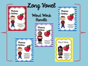 Preview of Long Vowel Word Work Bundle