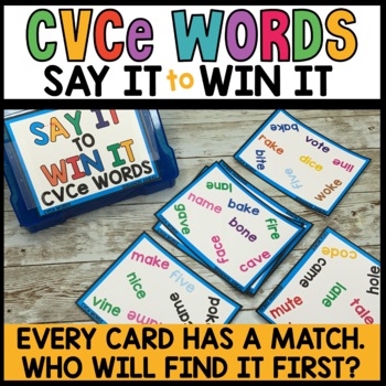 Preview of Long Vowel Sounds Word Work Phonics Games CVCe Magic E Silent E Literacy Centers