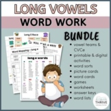 Long Vowel Words Worksheets & Activities Bundle | Printabl