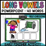 Long Vowel Word Work Activities | Bossy E Words Early Fini