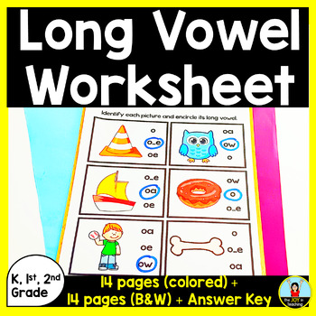 Long Vowel Worksheet by The Joy in Teaching | TPT