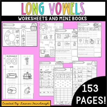 Preview of Long Vowel Worksheets