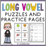 Long Vowel Worksheets and Puzzles First Second Grade Phonics
