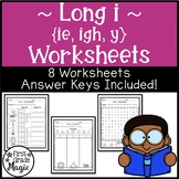 Long Vowel i Spelling Patterns (ie, igh, y) Worksheets