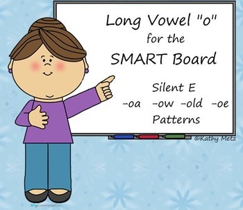 Preview of Long Vowel "o" Instruction for the SMART Board