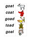 Long Vowel 'oa' Flashcards/Picture Match