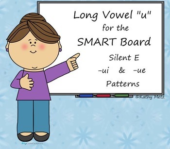 Preview of Long Vowel "u" Instruction for the SMART Board